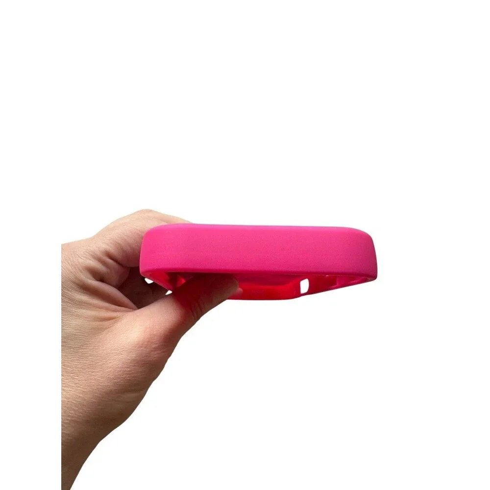 Kanghar Iphone 16 Pro Pink Checkered Case w/ Outside Credit Card Slot Holder